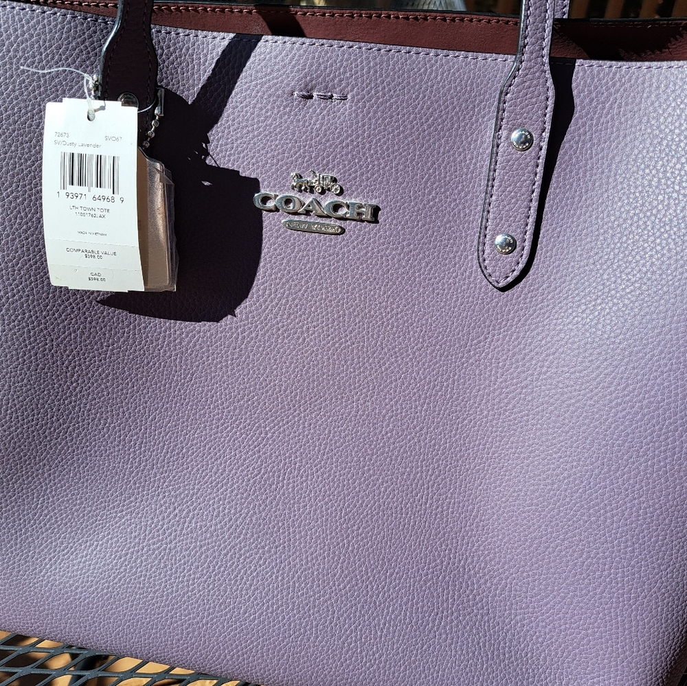Coach Large Town Tote Reversible
